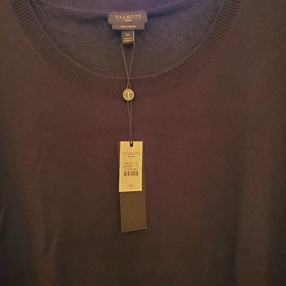 Talbots cotton sweater tank - Picture 2 of 3